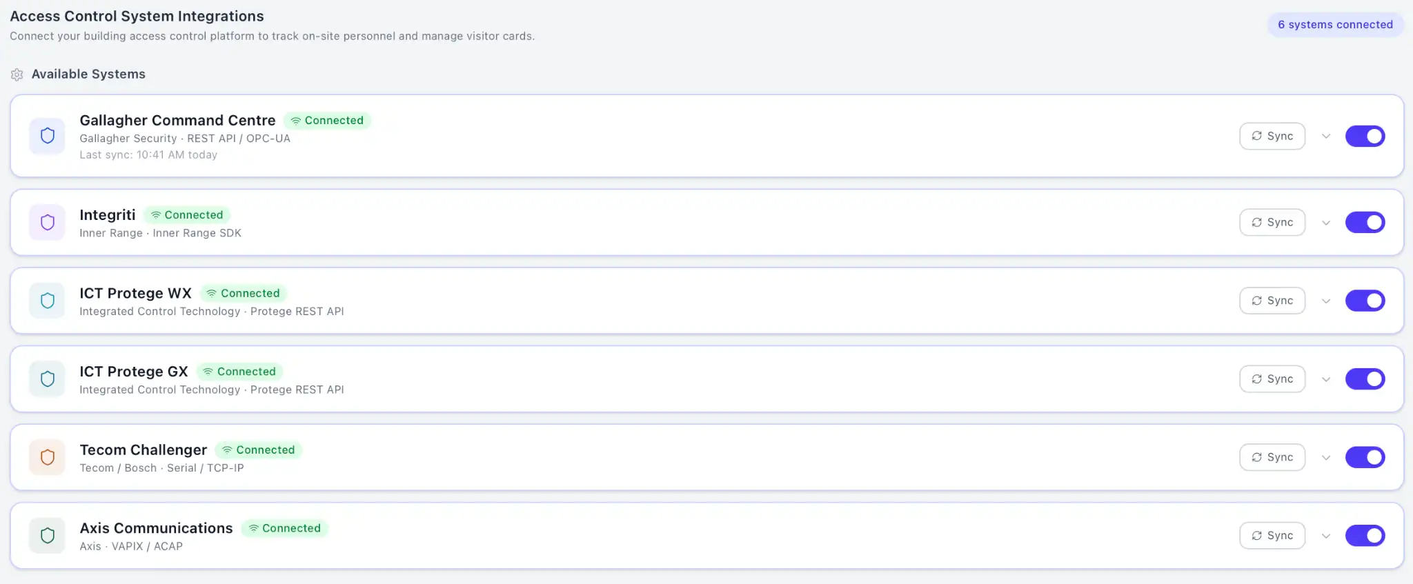 Access+ building access control integrations